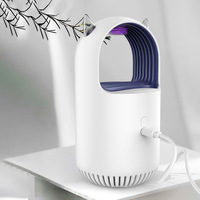 2019跨境新款驱蚊神器usb灭蚊灯家用LED光触媒诱灭蚊厂家货源